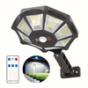 Outdoor Solar Street Light 168LED Solar Wall Light with Motion Sensor for Garden Warehouse and Exterior Wall