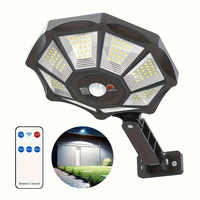 Outdoor Solar Street Light 168LED Solar Wall Light with Motion Sensor for Garden Warehouse and Exterior Wall