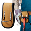 Oxford Cloth Hammer Holder Pouch Rust-Resistant Metal Loop Premium Fabric Tool Hanger for Carpenters Electricians Plumbe