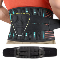 PAIDES 80-140cm Waist Support Belt Breathable Anti-Skid Back Brace for Spine Protection Herniated Relief Sciatica Sports