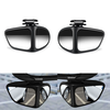 Pair 360° Blind Car Rearview Mirror Auxiliary Mirrors Spot Mirror Adjustable Rotatable Convex Wide-angle Clear Rearview