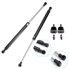 Pair 400mm 300N Car Struts Front Cover Bonnet Hood Rear Trunk Tailgate Boot Shock Lift Strut Support Bar Gas Spring Univ