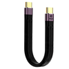 PD100W USB4.0 Data Cable USB-C Male to Type-C Male/Female FPC Short Cable 40Gbps Fast Charging Data Transmission Copper