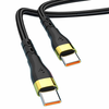 PD120W Type-C to Type-C Cable Fast Charging Data Transmission Copper Core Line 1M/1.5M/2M Long for iPhone 15 15 Plus for