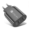 PD40W 2-Port USB PD Charger Dual 20W PD QC3.0 Fast Charging Wall Charger Adapter EU Plug for iPhone 12 13 14 14Pro 14 Pr