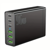 PD96W 6-Port USB PD Charger 3USB-C+3USB-A PD3.0 QC3.0 Fast Charging Desktop Charging Station EU Plug for iPhone 12 13 14