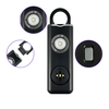 Personal Safety Siren 130dB Siren Strobe Key Chain 3 Colors Anti Robbery Call for Help Alarm