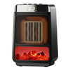 Portable Desktop Electric Flame Heater 1500W Mini Fast Heating PTC Ceramic Space Fireplace Winter Household Small Electr
