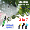 Portable Electric Garden Sprayer 2400mAh Spray Wand Gardening Sprayer Irrigation Tool USB Rechargeable Telescopic Handle