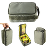 Portable Fishing Bag Multiple Compartments Fishing Line Reel Lure Hook Storage Handbag Large Capacity Fishing Storage Ba