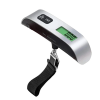 Portable Scale Digital LCD Display 110lb/50kg Electronic Luggage Hanging Suitcase Travel Weighs Baggage Bag Weight Balan