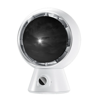 Portable Shaking Head Fan USB Charging High-Speed Turbo Portable Quiet Mini Smart Electric Fan for Home Office Dormitory
