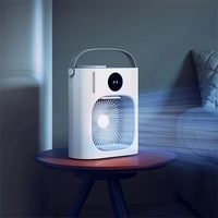Portable USB Air Cooler 900ml Water Tank Quiet Operation DC 5V Compact Design USB Powered Desktop Cooling Fan