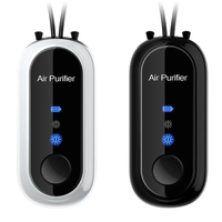 Portable Wearable Negative Ion Air Purifier Neck Purifier 1.2 Billion Negative Ion Purifier Necklace Air Purifier with D