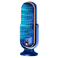 Powerful Desktop Tower Fan 5-Speed Adjustable Desktop Fan With Silent Operation 1200mah Rechargeable Battery Cool Indoor