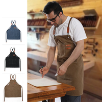 Premium Canvas Apron Universal Fit 76x68cm Pure Cotton Durable Waterproof Ideal for Woodworking Protection