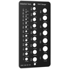 Premium Stainless Steel Drill Gauges Nut and Bolt Measuring Ruler Accurate Size Measurement Tool with Inches and Centime
