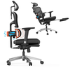 [PRO VERSION] NEWTRAL Ergonomic Office Chair with Footrest High Back Desk Chair with Unique Adjustable Lumbar Support,  B