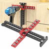Professional Handle Punch Locator with Adjustable Distance Precise Scale for Door Handle Hole Drilling and Easy Installa