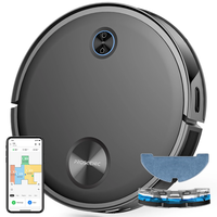 Proscenic V10 Robot Vacuum Cleaner 3 In 1 Vacuuming Sweeping and Mopping 3000pa Mopping LDS Navigation 2600mAh 120Mins R