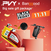 PVY Gift Box Including Anti-theft GPS Tag Locator + Disc Brake Lock + Cycling EVA Storage Bag