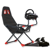 PXN Foldable Home Game Simulator Folding Racing Simulator Bracket Seat Steering Wheel Bracket Racing Game Experience Dev