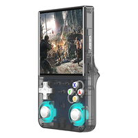 R36 Ultra 128G Open Source Handheld Game Console Built in 30000+Games 4-inch IPS Screen RK3326 Chip Dual 3D RGB Joystick