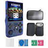 R36Max 128G Open Source Handheld Game Console 4.0-inch Screen Built-in 21000+ Games 4000mAh Portable Dual Hall Joystick