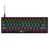 R8 61-keys RGB Wired Mechanical Gaming Keyboard Two-color Injection Keycaps Blue Switch Ergonomics Type-C 60% Layout E-s