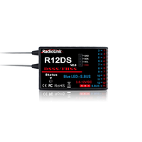 Radiolink R12DS V2.0 2.4GHz 12CH DSSS FHSS Receiver for AT9/AT9S/AT9S PRO/AT10/AT10II Radio Transmitters