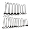 Raitool™ HT01 Chrome Vanadium Steel Metric Ratchet Spanner Wrench Fixed Head 6-32mm