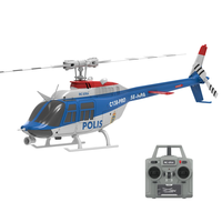 RC ERA C138 PRO Bell-206 Brushless Motor 2.4G 6CH 6-Axis Gyro Optical Flow Localization Altitude Hold 1:33 Scale RC Heli