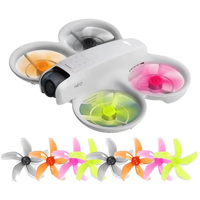 RCSTQ Lightweight Colorful 5-Blade Propeller Props Accessories for DJI NEO / NEO 2 RC Drone Quadcopter