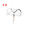 Realacc Mini 5.8Ghz 3dbi 1cm 4 Leaf RHCP FPV Antenna for Blade Inductrix Tiny Whoop Eachine QX95 QX90 X73 RC Drone
