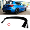 Rear Roof Wing P Style Body Kit For BMW 1 Series F20 F21 2012-2019 Roof Spoiler Gloss Black Fiber Rear Wing