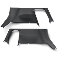 Rear Trunk Side Anti-Kick Pad Full Coverage Protection Kit Car Anti-dirty Pad Black for Tesla Model Y 2025