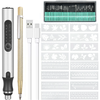 Rechargeable Cordless Mini Engraver Pen DIY Engraving Tool Kit For Metal Glass Ceramic Plastic Wood Jewelry Stencils