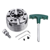 RED ARROW Woodworking 4 Inch 4-Jaw Wood Turning Chuck Thread Wood Lathe Chuck Wood Turning Tool 1" x 8TPI / 1-1/4" x 8TP