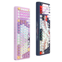 Redragon KS99 Tri-Mode Mechanical Keyboard with Multimedia Knob 98 Keys Gasket Structure RGB Backlit Hot Swappable 6000m