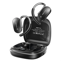 RemaxOpenBuds KF01 TWS Earbuds bluetooth 5.4 Earphone 14.2mm Moving Coil 360° Surround Stereo ENC Noise Cancelling LED D