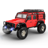 Remo Hobby 1893-SL RTR 1/18 2.4G 4WD RC Car Rock Crawler Trail Rigs Truck Two Speed Metal Chassis Wheels LED Light Off-R