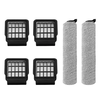 Replacement Parts Vacuum Cleaner Spare Kit with 2xRoller brush + 4xHepa filter Roller Brush Filter for LIECTROUX i7 Pro