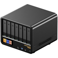 [Restock on Jan.25th] AOOSTAR WTR MAX 11 Bays NAS Mini PC With Secondary Screen AMD Ryzen 7 PRO 8845HS Triple Screen Out