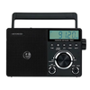 Retekes TR635 Radio Portable AM FM SW Shortwave Radio Multiband Radio Battery Operated Big Speaker LCD Display Clock for