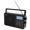 Retekes TR638 Radio Portable AM FM SW All Waves Radio bluetooth Compatible Shortwave Radio Battery Powered Alarm Clock w