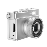 Retro Mini Digital Camera 200W Pixel 1080P HD Video 1.14 Inch Screen 120° Wide Angle Lens Vintage Style Portable Shootin