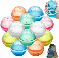 Reusable Magnetic Refillable Water Balls Summer Outdoor Water Toy for Kids and Adults Self Sealing Quick Filling Water B