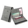 RFID Anti-theft Passport Holder PU Leather Flightticket ID Cards Protection Cover Multi-function Travel Money Clip