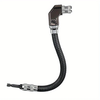 Right Angle Flex Shaft Drill Extension Attachment 90 Degree Adjustable Flexible Bits Screwdriver Adapter Woodworking Too