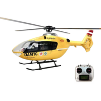 ROBAN EC135 450 Class 2.4G 11CH Yellow Red Tail 4 blades GPS Stabilized Scale RC Helicopter RTF With X2 Flight Controlle